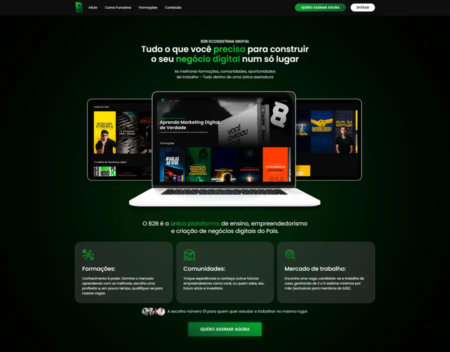 Site do B2B Ecossistema Digital